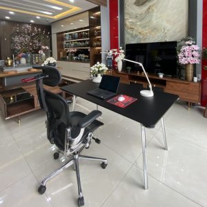 Ghế công thái học Herman Miller Aeron màu Onyx khung nhôm - chất lượng sống và hiệu suất làm việc.