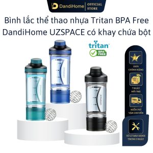 Bình lắc thể thao nhựa Tritan BPA Free DandiHome UZSPACE (1)